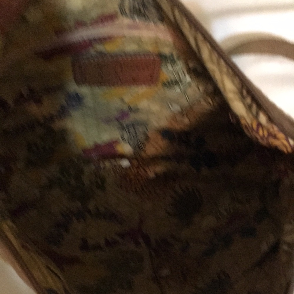 Ladies Boho Fossil Shoulder Bag Or Crossbody Tan … - image 6